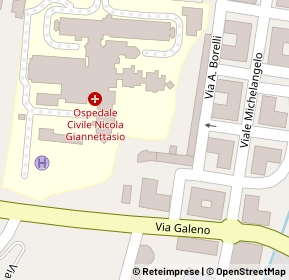 Mappa Via Morgagni, 87067 Rossano CS, Italia (0.088)