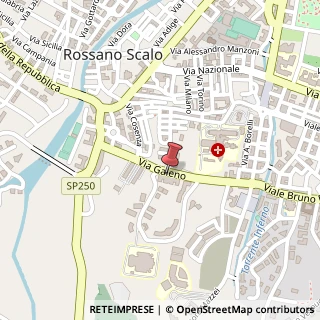 Mappa Viale Galeno, 53, 87067 Rossano, Cosenza (Calabria)