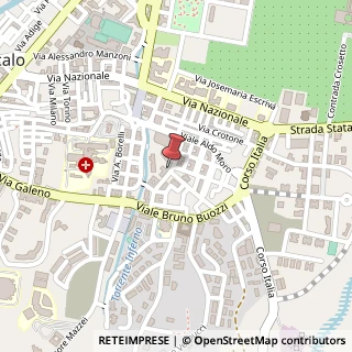 Mappa Via Bernardino Telesio, 2, 87067 Rossano, Cosenza (Calabria)