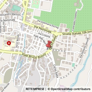 Mappa Piazza G. Verdi, 7, 87067 Rossano, Cosenza (Calabria)
