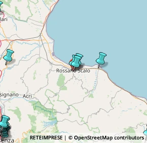 Mappa Via de Fiorio, 87067 Rossano CS, Italia (33.71438)