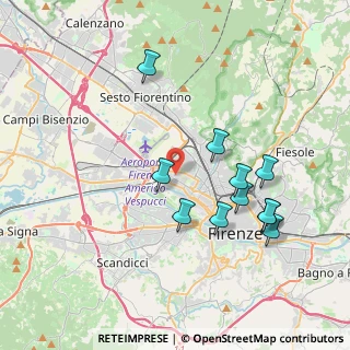 Mappa Via Lippi e Macia, 50127 Firenze FI, Italia (3.86364)