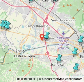 Mappa Via Pistoiese, 50013 Scandicci FI (6.795)