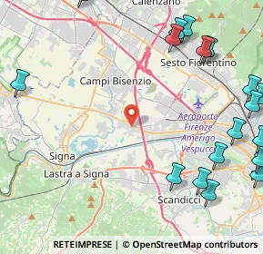 Mappa Via Pistoiese, 50013 Scandicci FI (6.722)