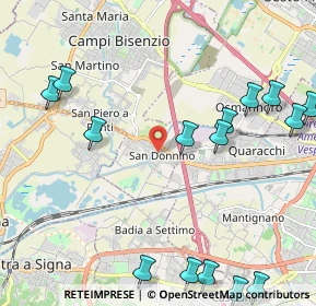 Mappa Via Pistoiese, 50013 Scandicci FI (2.88467)