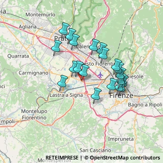 Mappa Via Pistoiese, 50013 Scandicci FI (6.478)