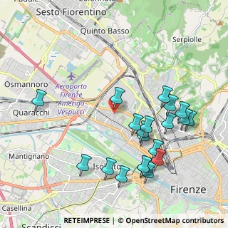 Mappa Via del Giardino della Bizzarria, 50127 Firenze FI, Italia (2.2405)