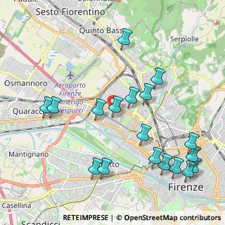 Mappa Via del Giardino della Bizzarria, 50127 Firenze FI, Italia (2.44444)