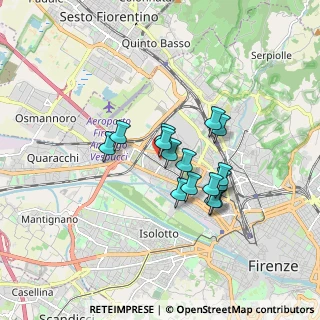 Mappa Via Valdichiana, 50127 Firenze FI, Italia (1.304)