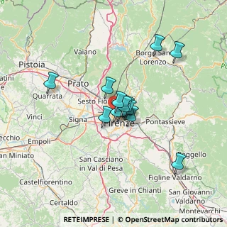 Mappa Via Benedetto Dei, 50127 Firenze FI, Italia (9.83923)