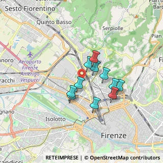 Mappa Via Benedetto Dei, 50127 Firenze FI, Italia (1.29455)