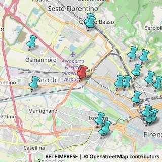 Mappa Via L. Delagrange, 50100 Firenze FI, Italia (3.133)