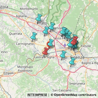 Mappa 50132 Signa FI, Italia (6.94053)