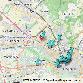 Mappa Via Valdera, 50127 Firenze FI, Italia (2.859)