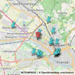 Mappa Via Valdera, 50127 Firenze FI, Italia (2.237)