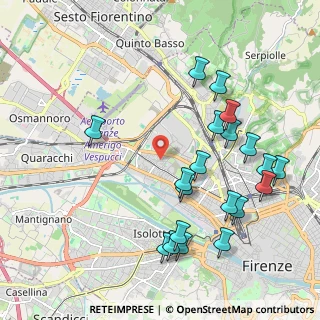 Mappa Via Valdera, 50127 Firenze FI, Italia (2.316)