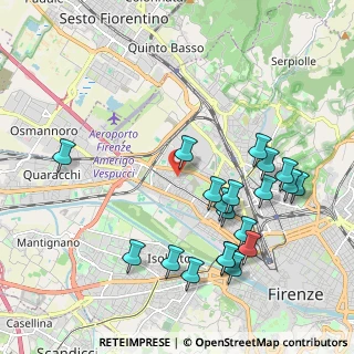 Mappa Via Valdera, 50127 Firenze FI, Italia (2.2785)