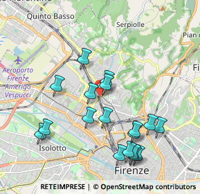 Mappa Piazza Dalmazia, 50141 Firenze FI, Italia (2.07278)