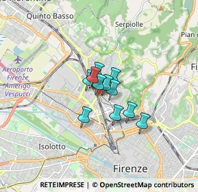 Mappa Piazza Dalmazia, 50141 Firenze FI, Italia (0.86091)