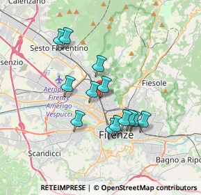 Mappa Piazza Dalmazia, 50141 Firenze FI, Italia (3.09231)