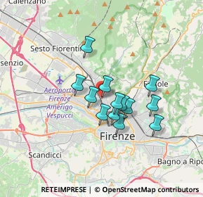 Mappa Piazza Dalmazia, 50141 Firenze FI, Italia (2.56308)