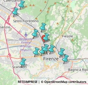 Mappa Piazza Dalmazia, 50141 Firenze FI, Italia (3.68833)