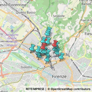 Mappa Piazza Dalmazia, 50100 Firenze FI, Italia (1.137)