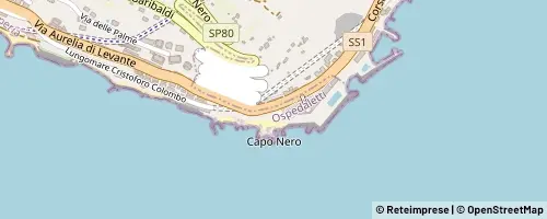 Mappa Ospedaletti