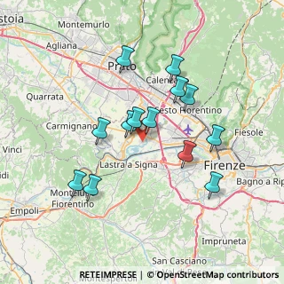 Mappa Via della Chiesa, 50058 Signa FI, Italia (6.66462)