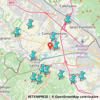 Mappa Via della Chiesa, 50058 Signa FI, Italia (5.05231)