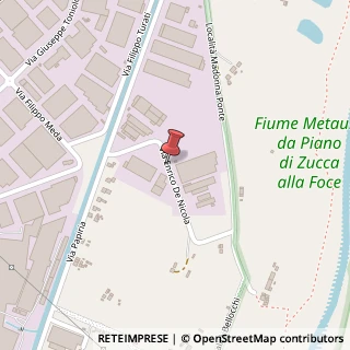 Mappa Via De Nicola Enrico, 5, 61032 Fano, Pesaro e Urbino (Marche)