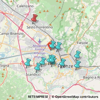 Mappa Viale Toscana, 50127 Firenze FI, Italia (3.60333)