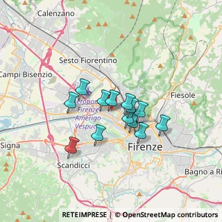 Mappa Viale Toscana, 50127 Firenze FI, Italia (2.48769)