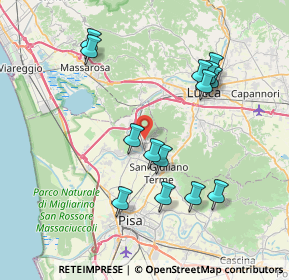 Mappa Via Don L. Sturzo, 56017 San Giuliano Terme PI, Italia (7.88071)