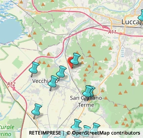 Mappa Via Don L. Sturzo, 56017 San Giuliano Terme PI, Italia (6.56353)