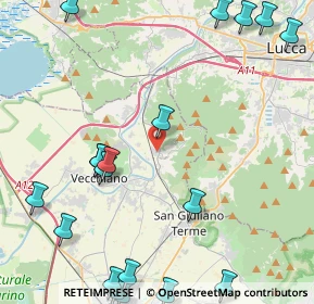 Mappa Via Don L. Sturzo, 56017 San Giuliano Terme PI, Italia (6.373)