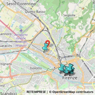 Mappa Via Umberto Maddalena, 50127 Firenze FI, Italia (2.84273)