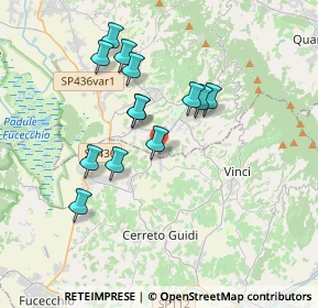 Mappa Via dell'Apparita, 51035 Lamporecchio PT, Italia (3.29308)