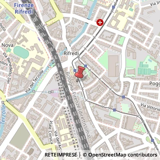 Mappa Via Filippo Corridoni, 23/Rosso, 50134 Firenze, Firenze (Toscana)