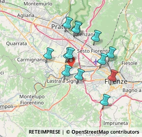 Mappa Via Vincenzo Nannucci, 50058 Signa FI, Italia (6.28385)