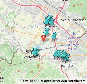 Mappa Via Vincenzo Nannucci, 50058 Signa FI, Italia (3.43786)