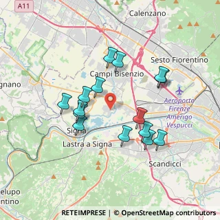 Mappa Via Vincenzo Nannucci, 50058 Signa FI, Italia (3.366)