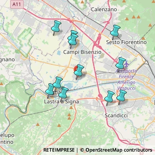 Mappa Via Vincenzo Nannucci, 50058 Signa FI, Italia (4.01364)