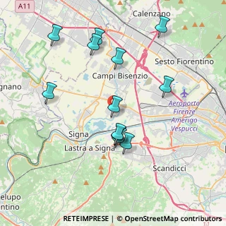 Mappa Via Vincenzo Nannucci, 50058 Signa FI, Italia (4.01833)