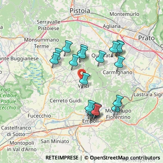 Mappa Via Orbignanese, 50059 Vinci FI, Italia (7.199)