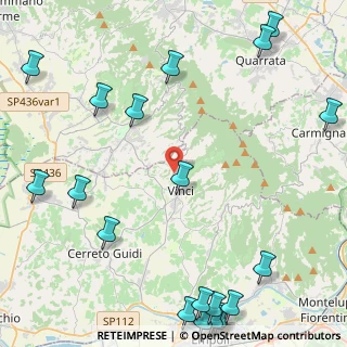 Mappa Via Orbignanese, 50059 Vinci FI, Italia (6.8455)