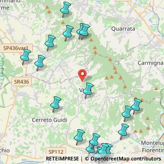 Mappa Via Orbignanese, 50059 Vinci FI, Italia (6.54)