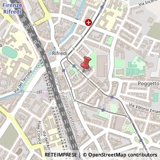 Mappa Via Vittorio Emanuele II, 64 rosso, 50134 Firenze, Firenze (Toscana)