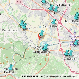 Mappa Piazza Enrico Berlinguer, 50058 Signa FI, Italia (6.10588)