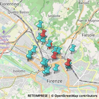 Mappa Via Casamorata, 50134 Firenze FI, Italia (1.6785)